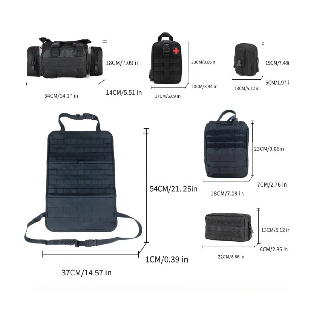 Tactical Vehicle Back Seat Organizer