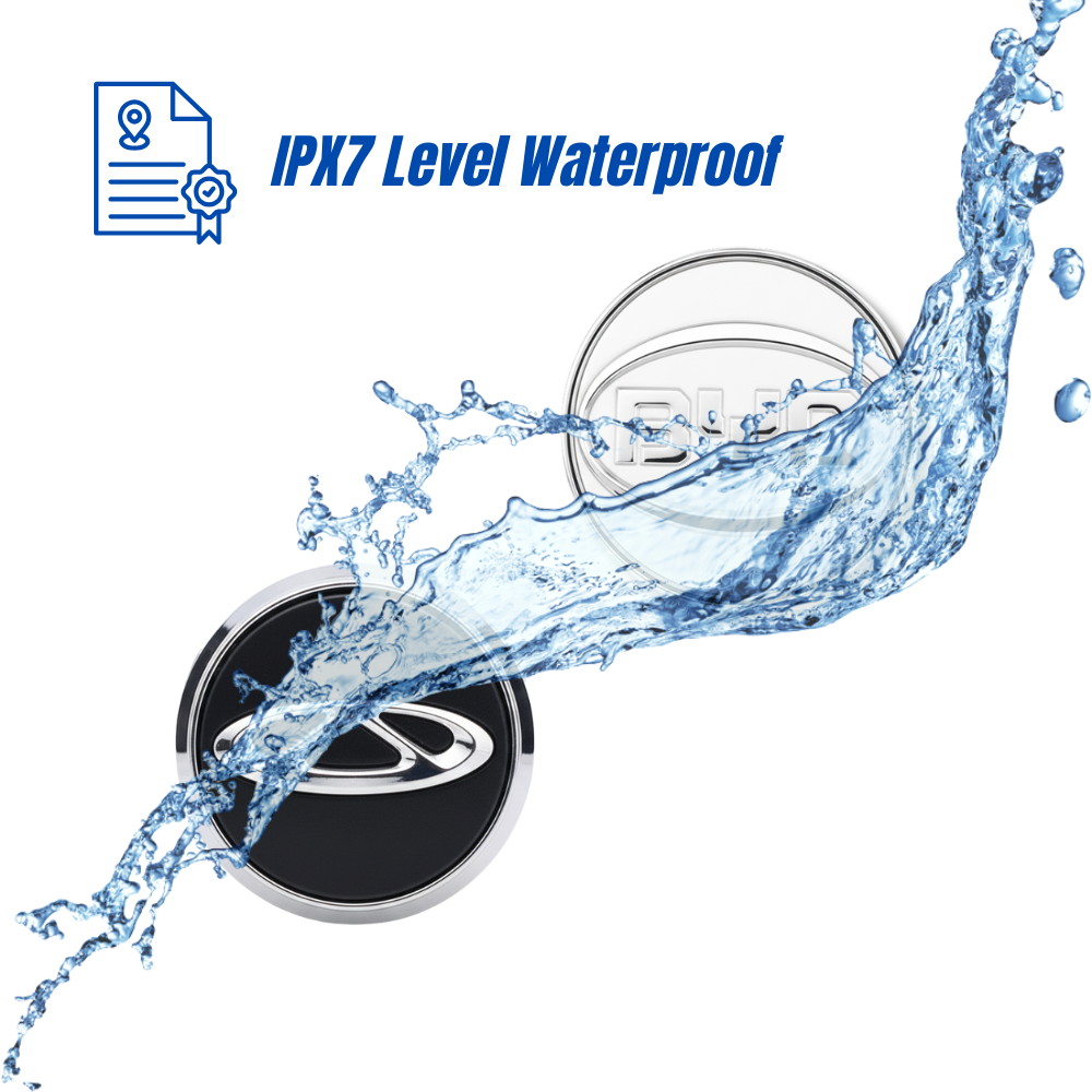 4 x Kinetic Powered LED Hubcap Lights for Chery