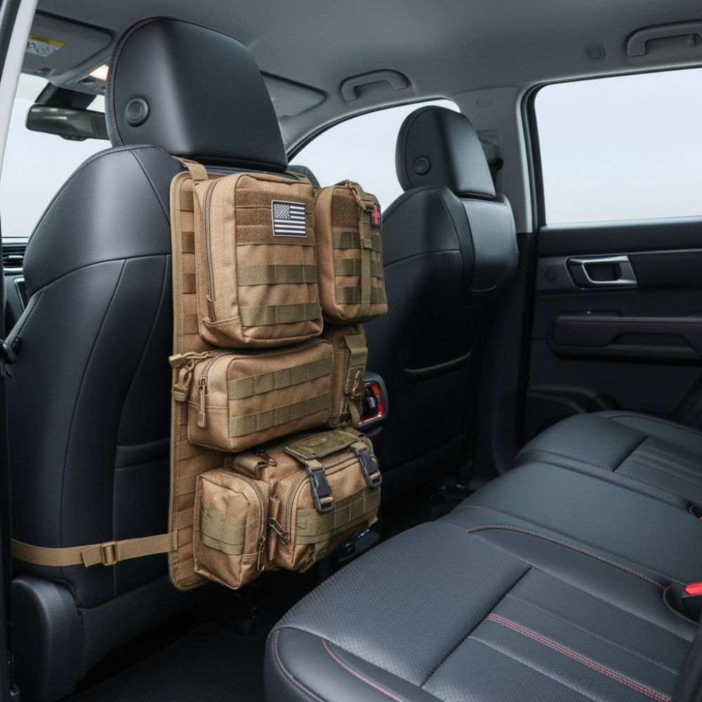 Tactical Vehicle Back Seat Organizer