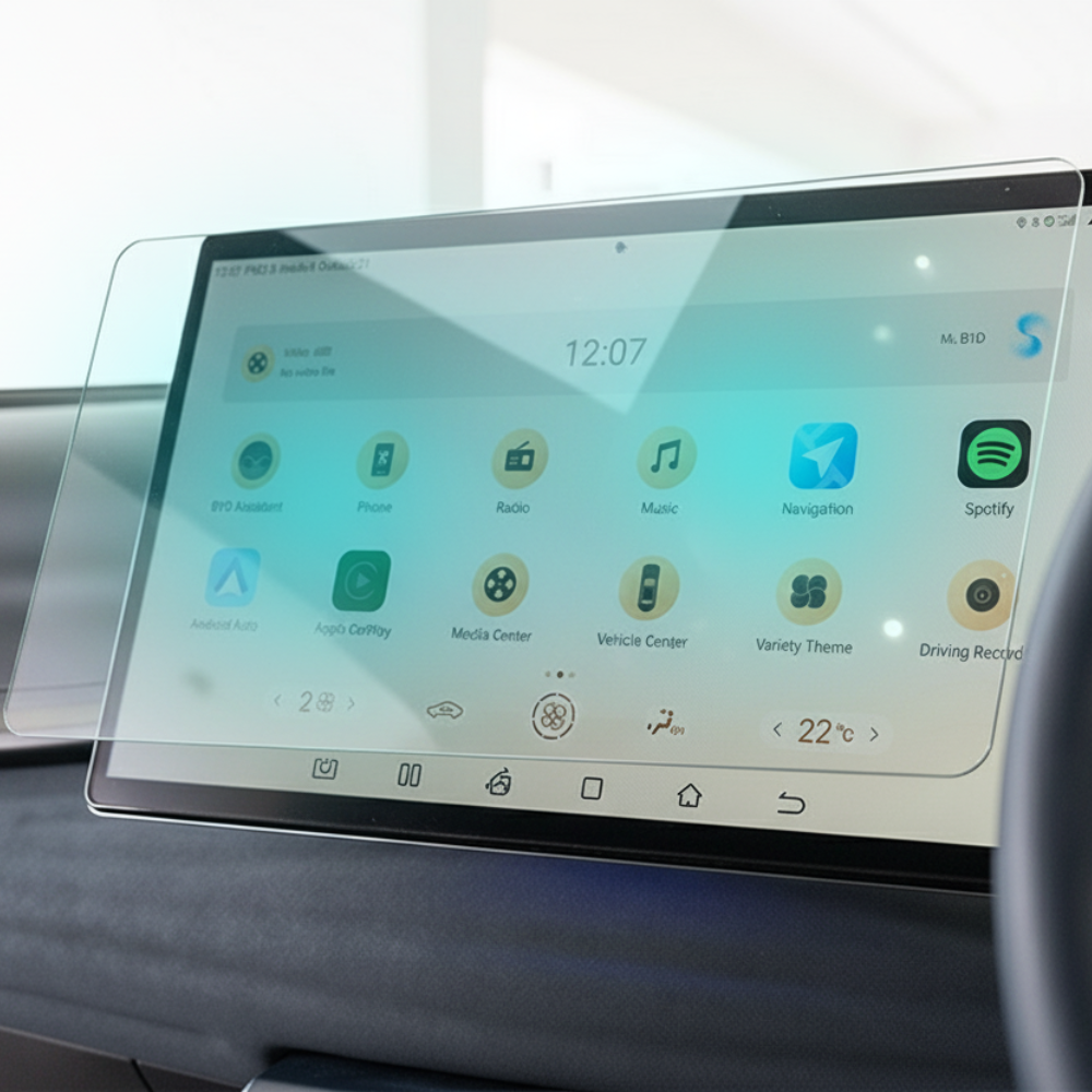 12.3 / 15.6 Inches Dual Screen Tempered Glass (9H) Screen Protector for Chery Tiggo 8 pro / pro max