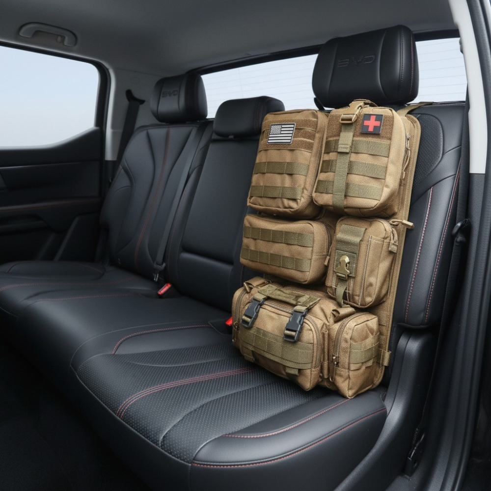 Tactical Vehicle Back Seat Organizer