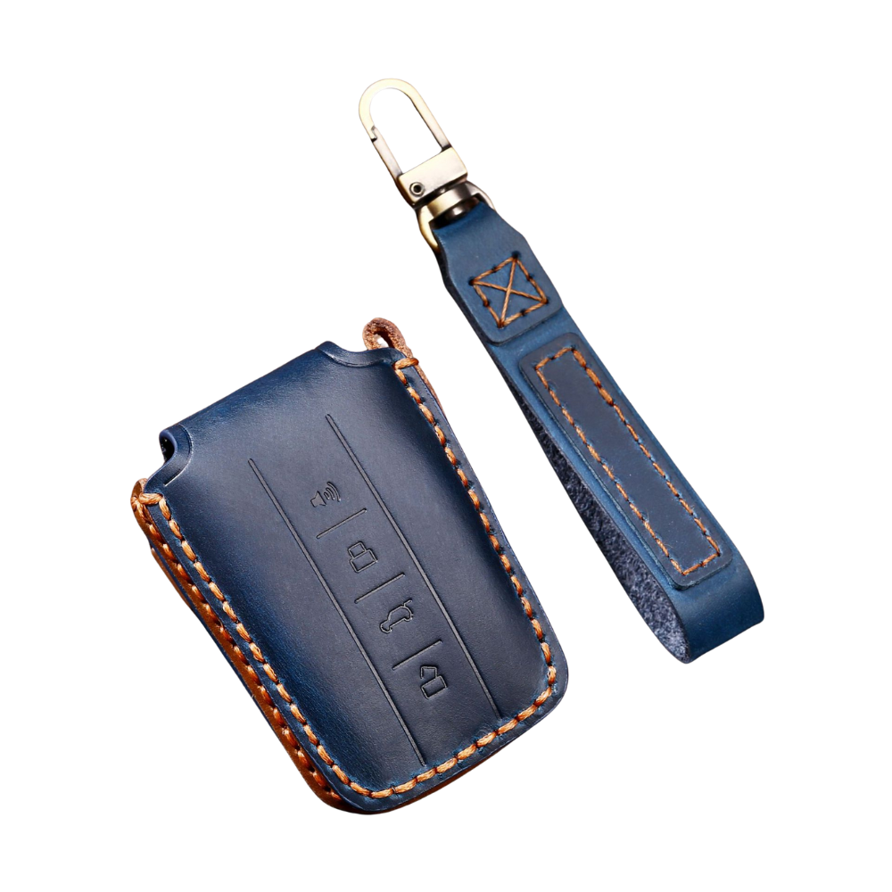 Handcrafted Leather Key Fob Cover for GWM