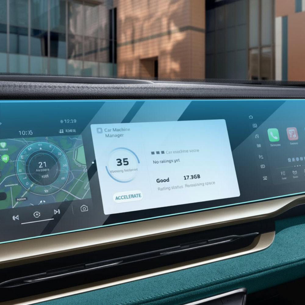 12.3 Inch Triple Screen Tempered Glass (9H) Screen Protector for Geely Monjaro