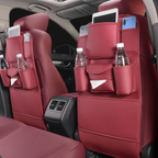PU Leather Car Back Seat Storage Organizer