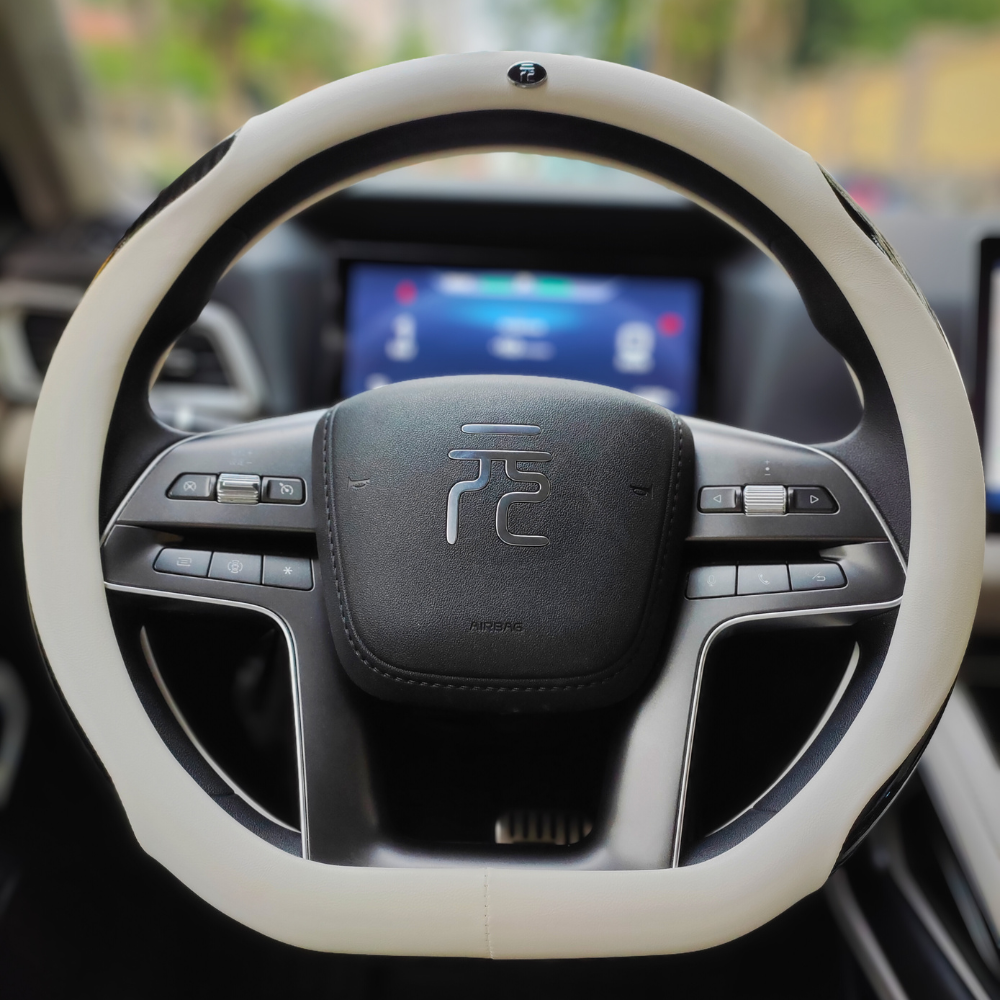 Premium Suede Finish Steering Wheel Cover for BYD Atto 2 / Atto 3