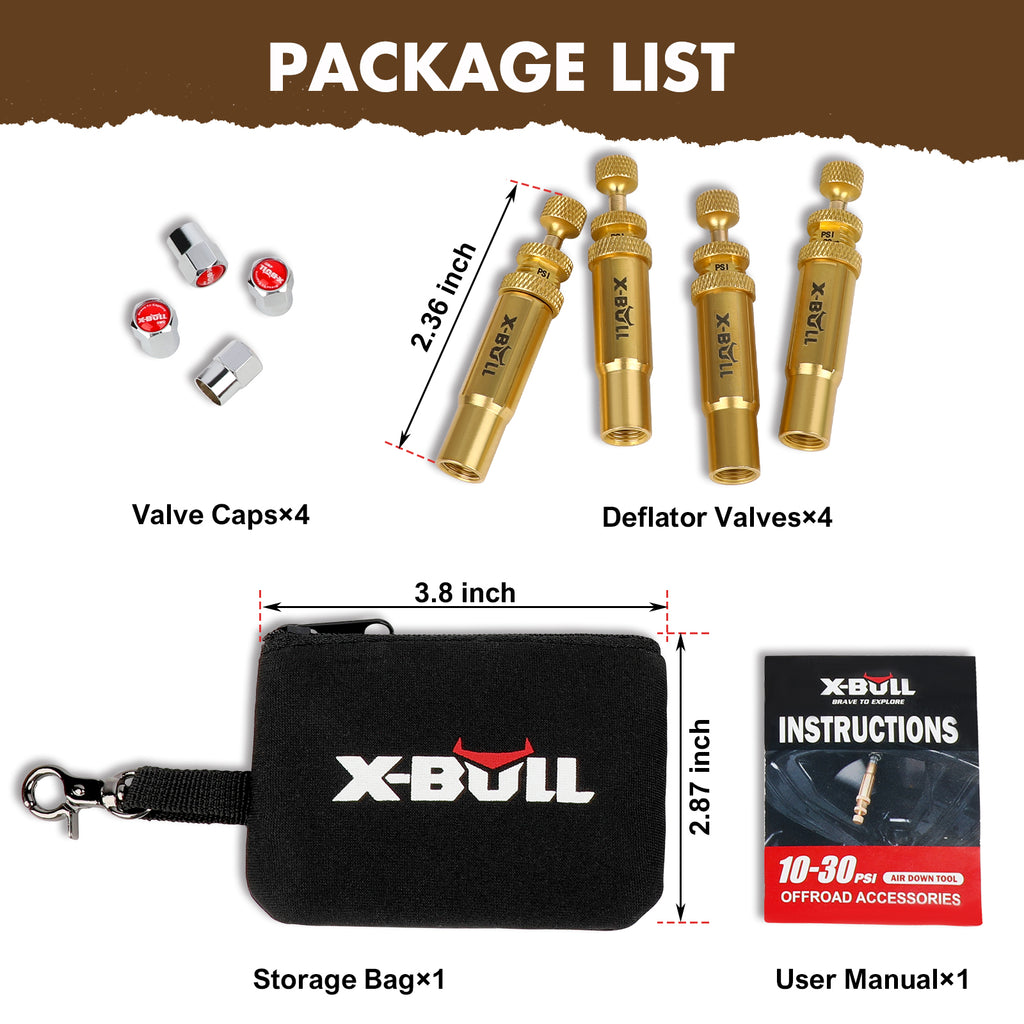 X-BULL Automatic Tire Deflator Kit