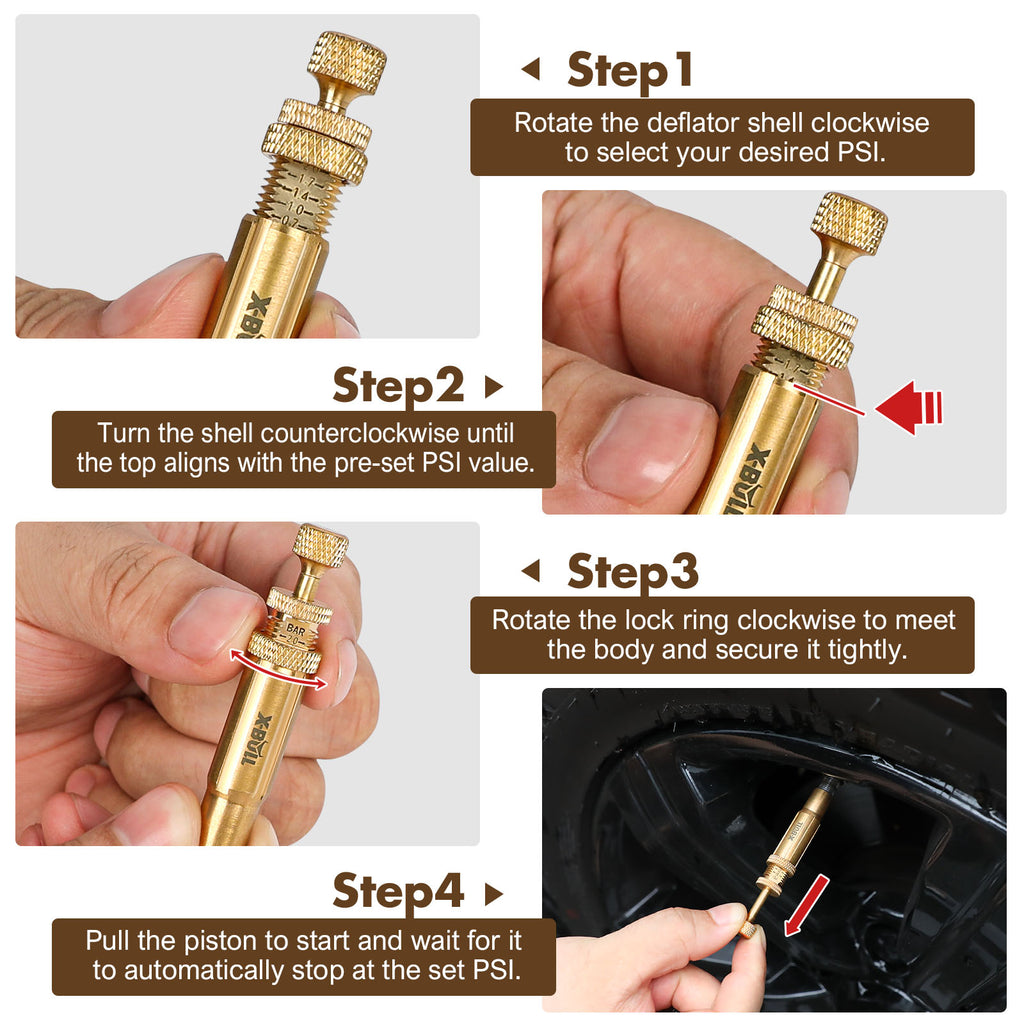 X-BULL Automatic Tire Deflator Kit