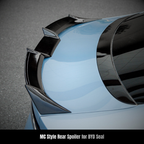 MC-Style Rear Trunk Spoiler for BYD Seal (2022-2026) – Gloss Black / Carbon Fiber