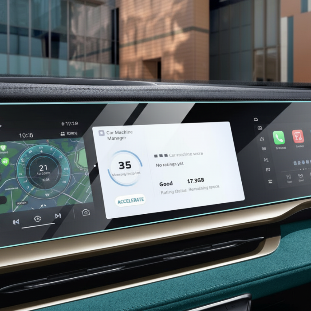 12.3 Inch Triple Screen Tempered Glass (9H) Screen Protector for Geely Monjaro