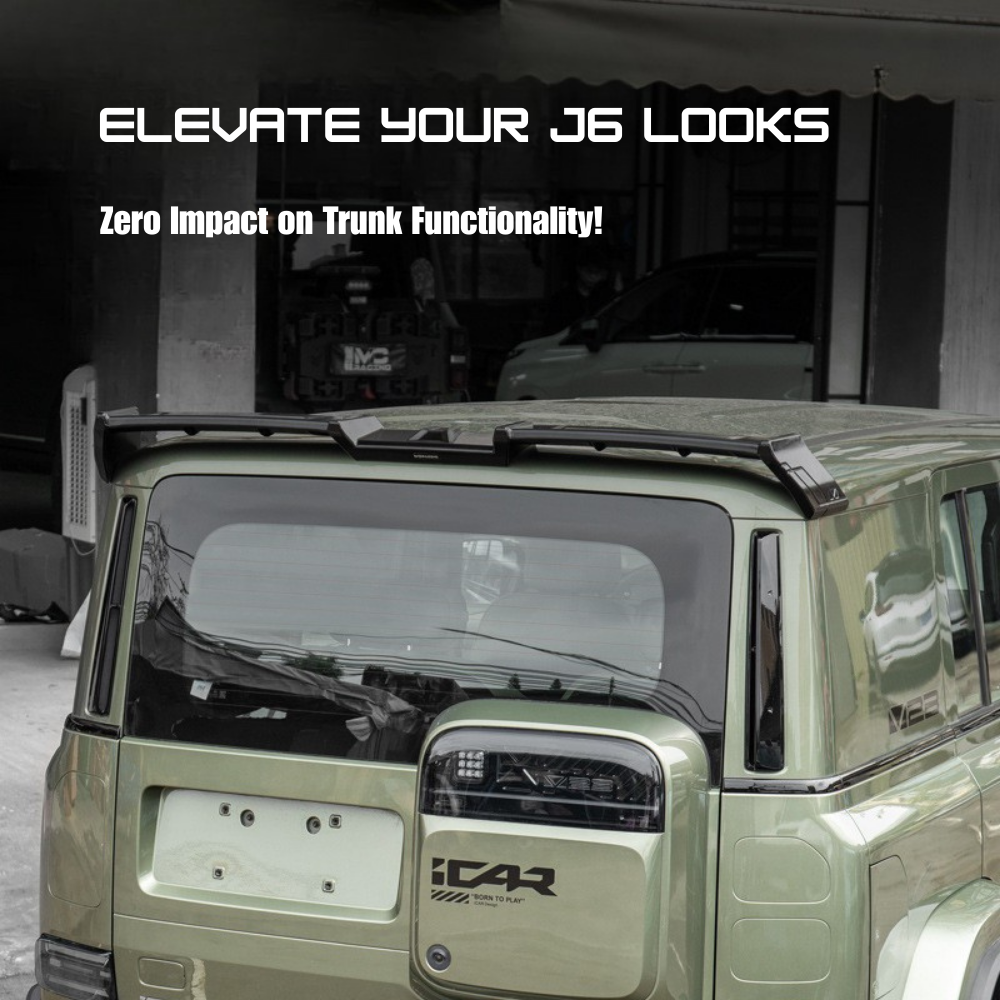 MC-Style Rear Roof Spoiler for iCAR V03 & Jaecoo 6 (2024-2026)