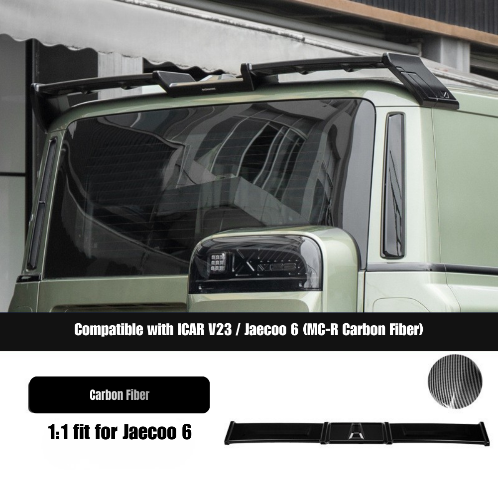 MC-Style Rear Roof Spoiler for iCAR V03 & Jaecoo 6 (2024-2026)