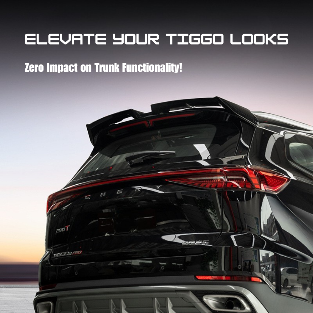 MC-Style High-Gloss Rear Spoiler for Chery Tiggo 8 Pro & Pro Max (2021-2026)