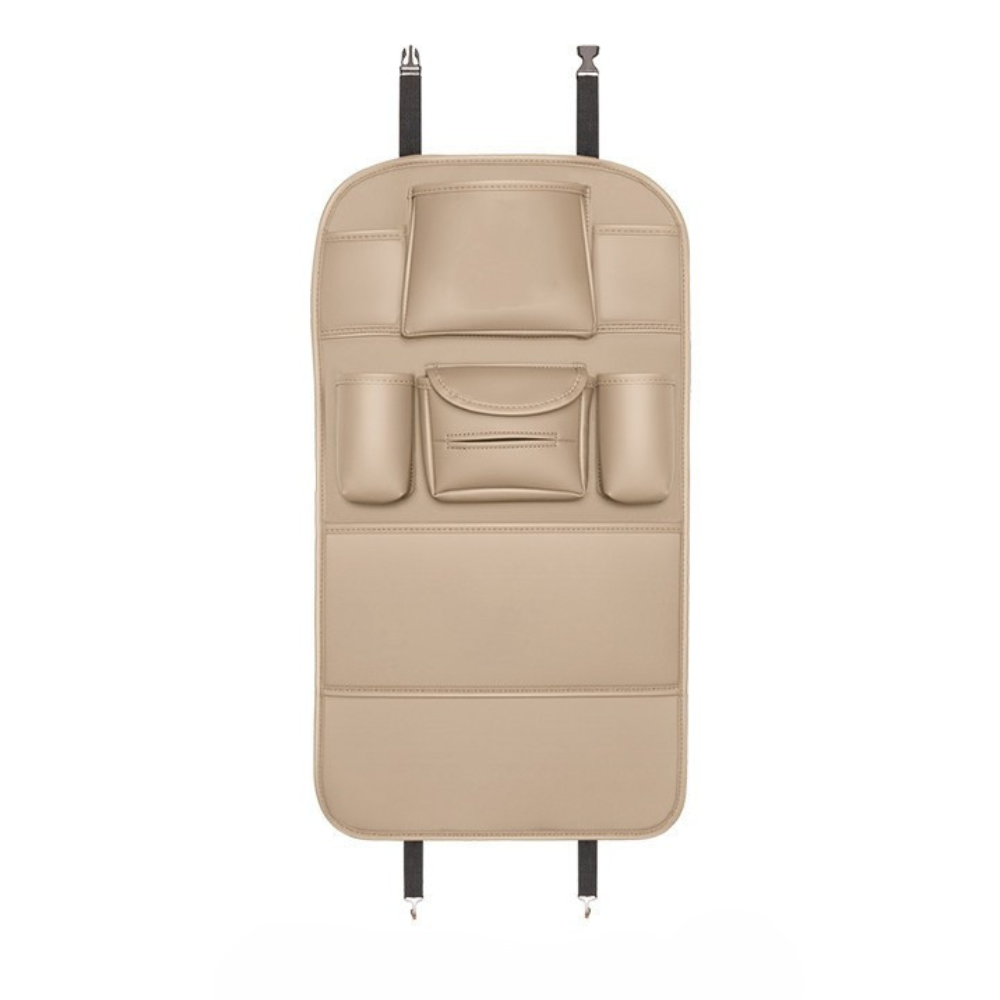 PU Leather Car Back Seat Storage Organizer