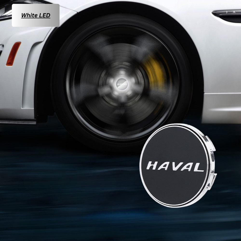 4 x Kinetic Powered LED Hubcap Lights for GWM Haval