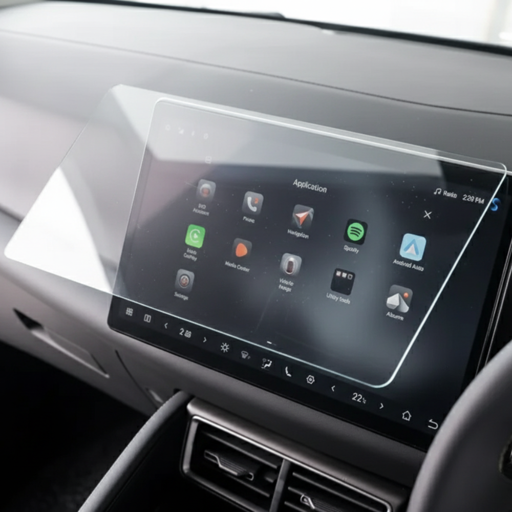 10.1 / 12.8 Inches Tempered Glass (9H) Screen Protector for BYD Atto 2