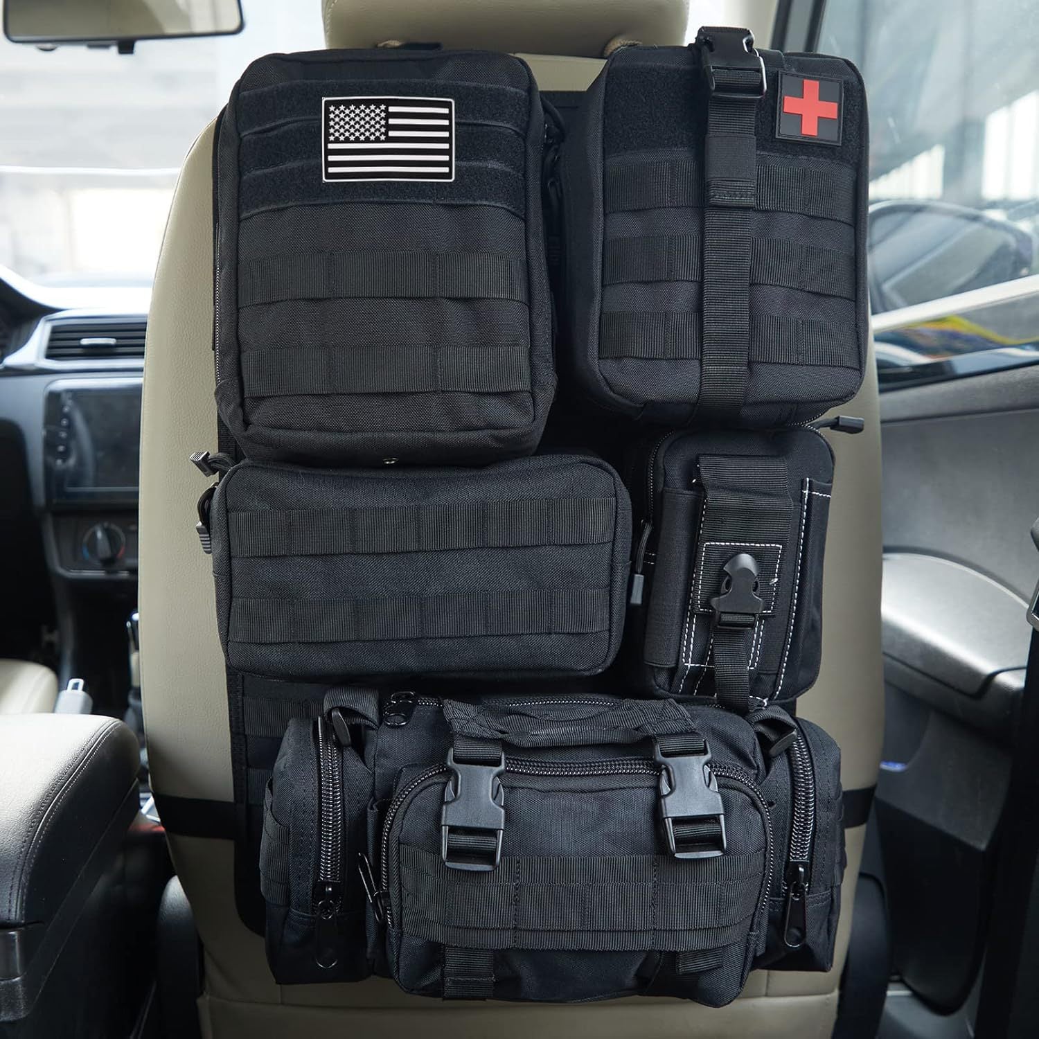 Tactical Vehicle Back Seat Organizer