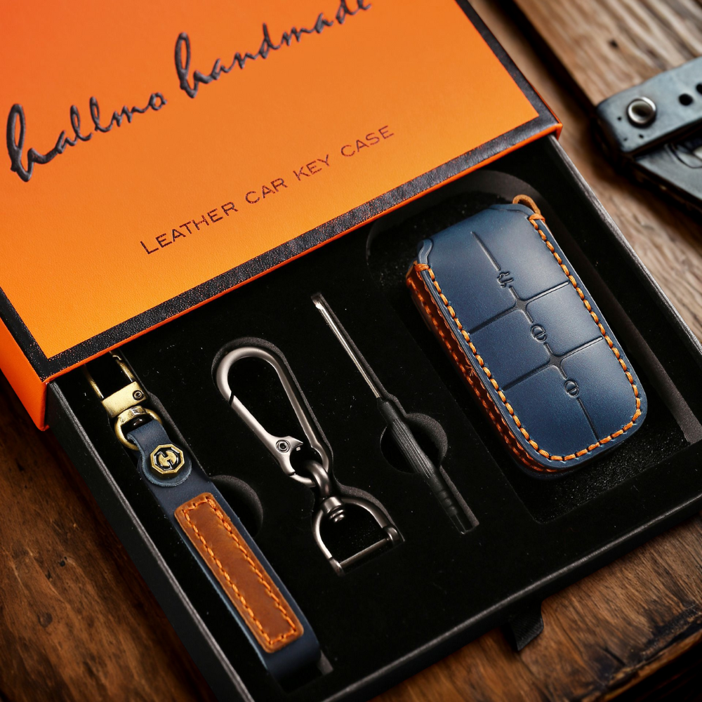 Handcrafted Leather Key Fob Cover for Chery Models